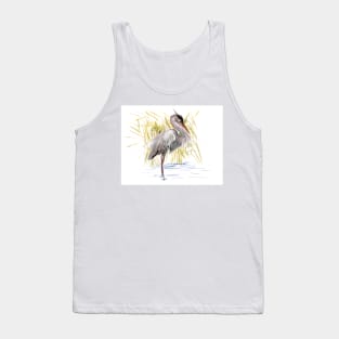 Blue Heron Tank Top